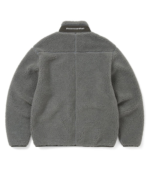 THISISNEVERTHAT THISISNEVERTHAT SP Sherpa Fleece Jacket Charcoal