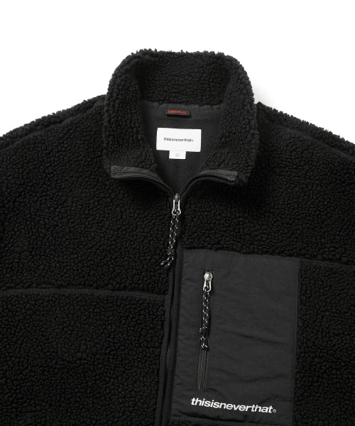 THISISNEVERTHAT THISISNEVERTHAT SP Sherpa Fleece Jacket Black