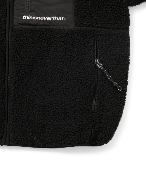 THISISNEVERTHAT THISISNEVERTHAT SP Sherpa Fleece Jacket Black