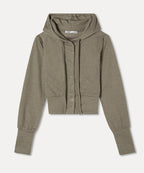 MIXXO MIXXO Ribbed Hoodie Long-Sleeve T-Shirt (C)