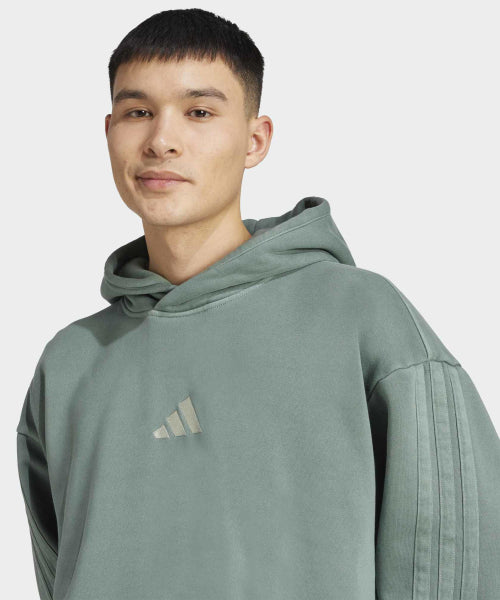 ADIDAS ADIDAS Fleece Washing Hoodie - Aura Ivy