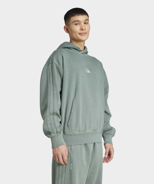 ADIDAS ADIDAS Fleece Washing Hoodie - Aura Ivy