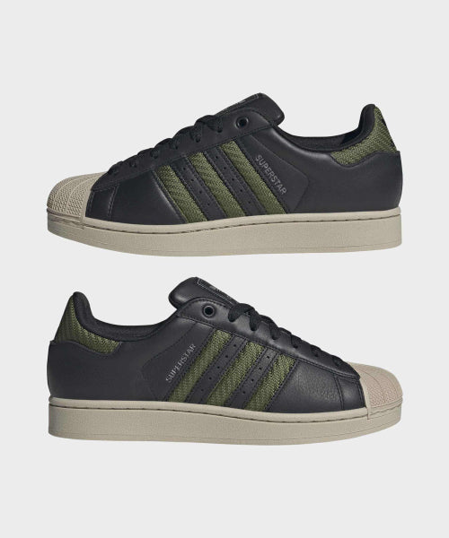 ADIDAS ADIDAS Superstar II Sneakers - Black: Tech Olive