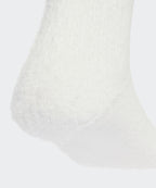 ADIDAS ADIDAS Fluffy Crew Socks - White:Black