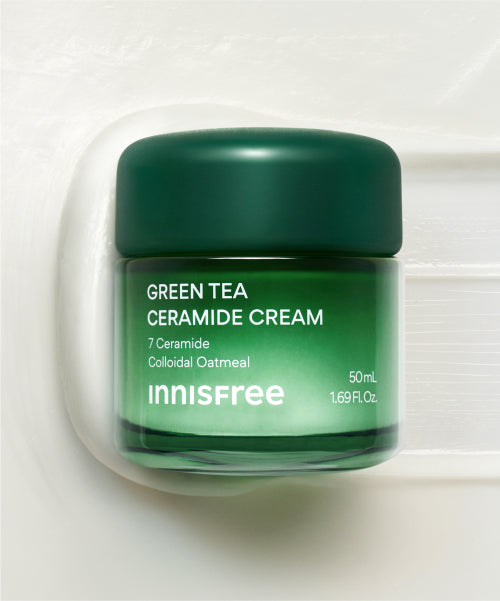 innisfree [Free gift] Green Tea Ceramide Cream 50mL + 15mL