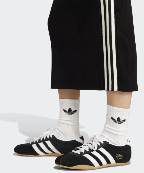 ADIDAS ADIDAS 3-Stripe Knit Skirt - Black