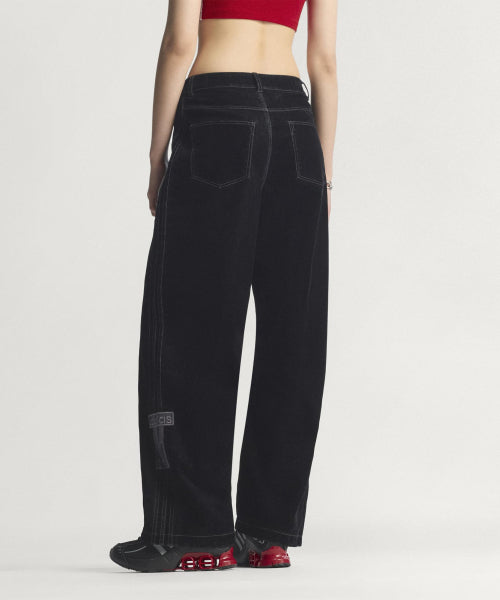 ADIDAS ADIDAS Adibreak Brushed Twill Pants - Black