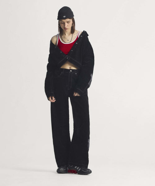 ADIDAS ADIDAS Adibreak Brushed Twill Pants - Black