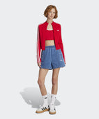 ADIDAS ADIDAS 3-Stripe Slim Knit Track Top - Red