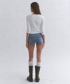 MUSINSA STANDARD WOMAN MUSINSA STANDARD WOMAN Denim Shorts Light Indigo
