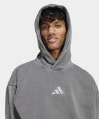 ADIDAS ADIDAS Fleece Washed Hoodie - Black