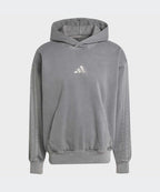 ADIDAS ADIDAS Fleece Washed Hoodie - Black