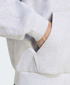 ADIDAS ADIDAS Premium Essential Full Zip Hoodie - Light Gray Heather
