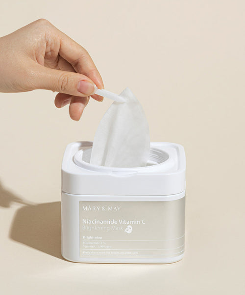 MARY&MAY MARY&MAY Niacinamide + Vitamin C Radiance Mask 30 sheets