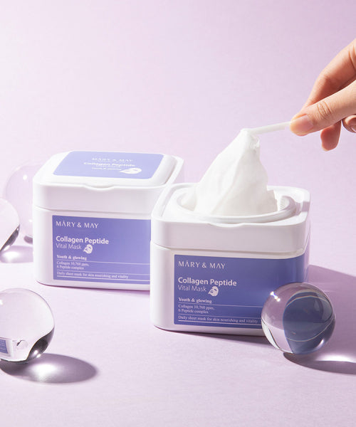 MARY&MAY MARY&MAY Collagen Peptide Vital Mask 30 sheets