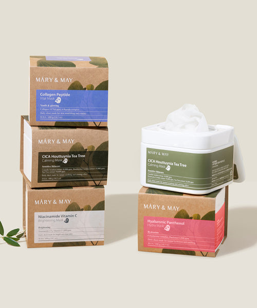 MARY&MAY MARY&MAY Collagen Peptide Vital Mask 30 sheets