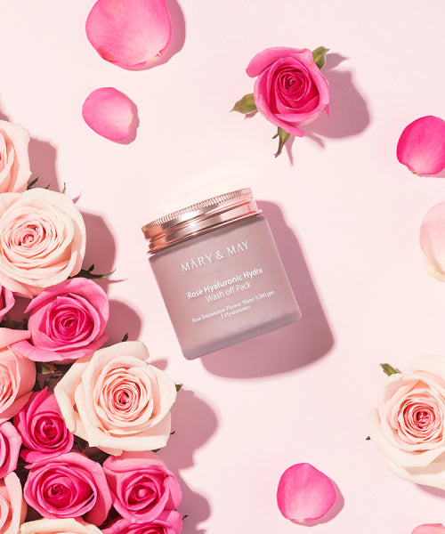 MARY&MAY MARY&MAY Vegan Rose Hyaluronic Wash-Off Mask 125g
