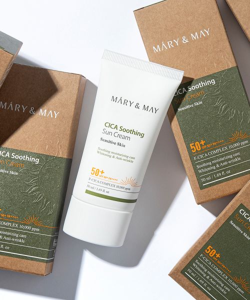 marynmay Vegan Cica Soothing Sunscreen SPF50+ PA++++ 50ml