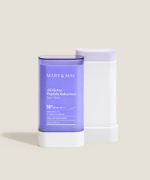 MARY&MAY MARY&MAY Vegan Peptide Bakuchiol Sun Stick SPF50+ 18g