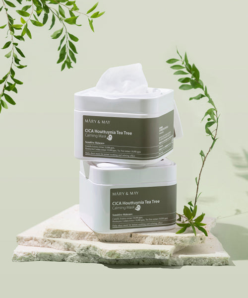 MARY&MAY MARY&MAY Cica Houttuynia cordata Tea Tree Calming Mask 30 sheets