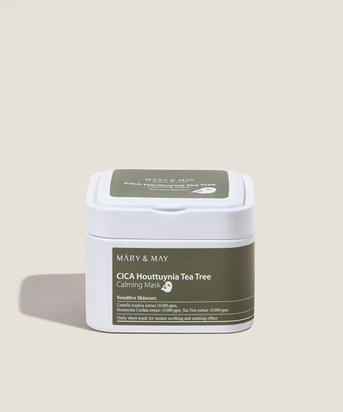 MARY&MAY MARY&MAY Cica Houttuynia cordata Tea Tree Calming Mask 30 sheets