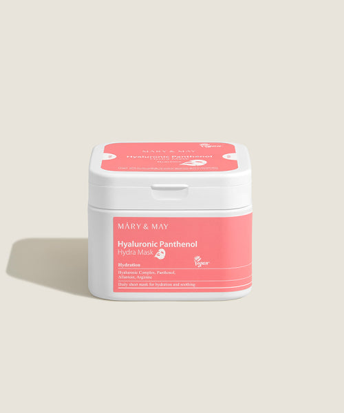 MARY&MAY MARY&MAY Hyaluronic Panthenol Hydra Mask 30 sheets