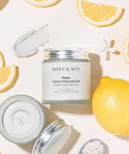 MARY&MAY MARY&MAY Vegan Lemon Niacinamide Glow Wash Off Pack 125g