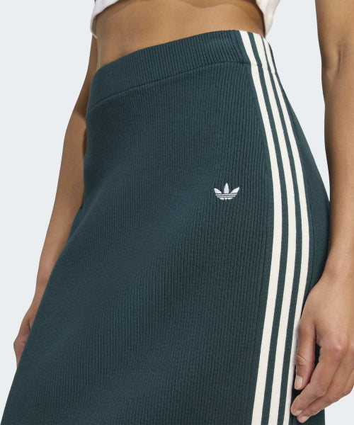ADIDAS ADIDAS 3-Stripe Knit Skirt – Green