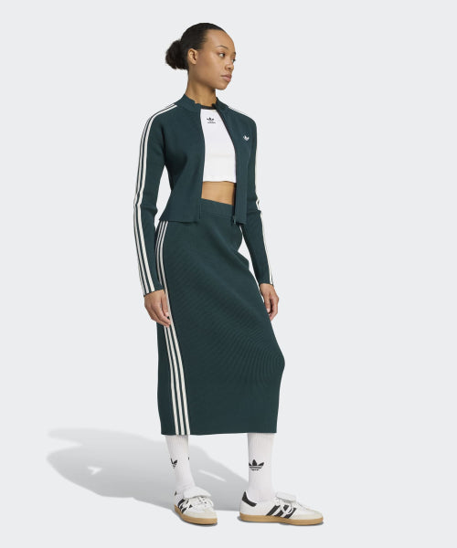 ADIDAS ADIDAS 3-Stripe Knit Skirt – Green