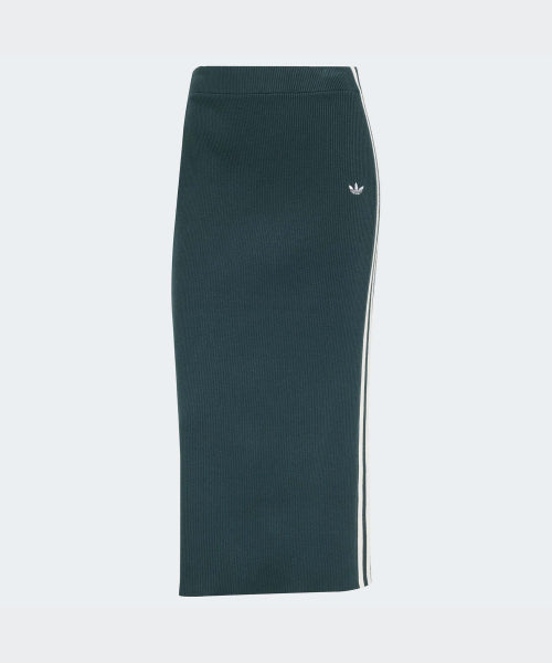 ADIDAS ADIDAS 3-Stripe Knit Skirt – Green