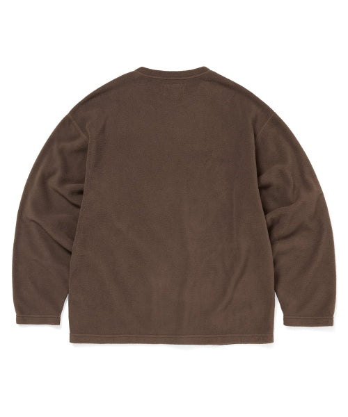 THISISNEVERTHAT THISISNEVERTHAT Fleece Crew Brown