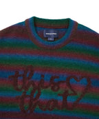 THISISNEVERTHAT THISISNEVERTHAT Heart Logo Knit Sweater Multi