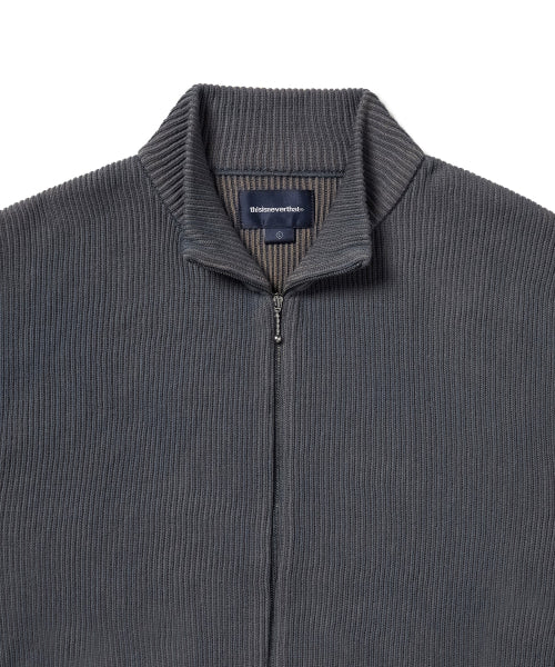 THISISNEVERTHAT THISISNEVERTHAT Full Zip Cardigan Slate