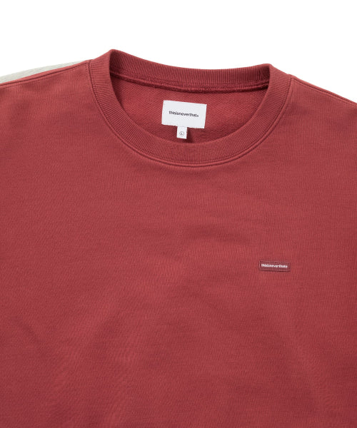THISISNEVERTHAT THISISNEVERTHAT T.N.T. Classic HDP Crewneck Garnet
