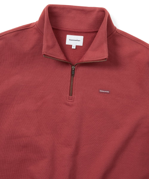 THISISNEVERTHAT THISISNEVERTHAT T.N.T. Classic HDP Half Zip Sweatshirt Garnet