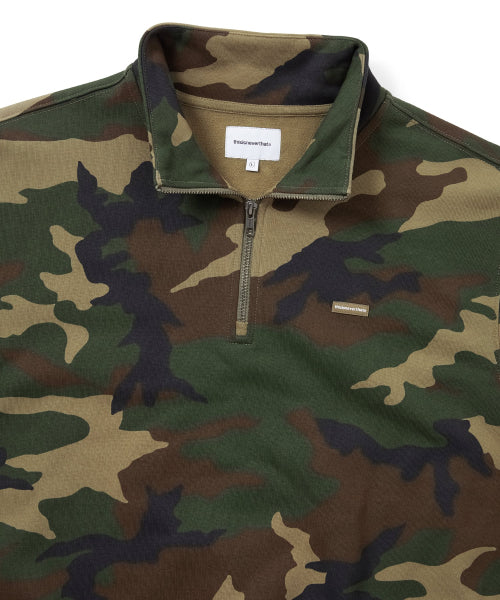 THISISNEVERTHAT THISISNEVERTHAT T.N.T. Classic HDP Half Zip Sweatshirt Camo