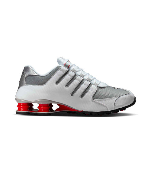 NIKE NIKE Sneakers Men - White: Sports Red: Cool Gray: Metallic Silver