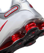 NIKE NIKE Sneakers Men - White: Sports Red: Cool Gray: Metallic Silver