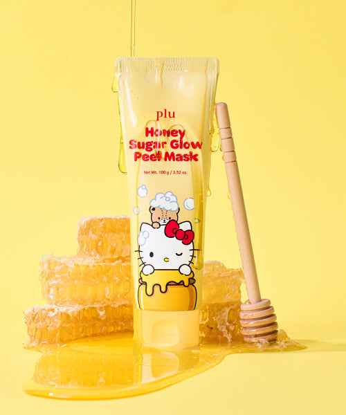 PLU PLU Hello Kitty Honey Sugar Glow Peel Mask 100g