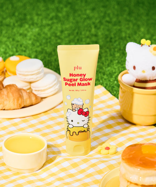 PLU PLU Hello Kitty Honey Sugar Glow Peel Mask 100g