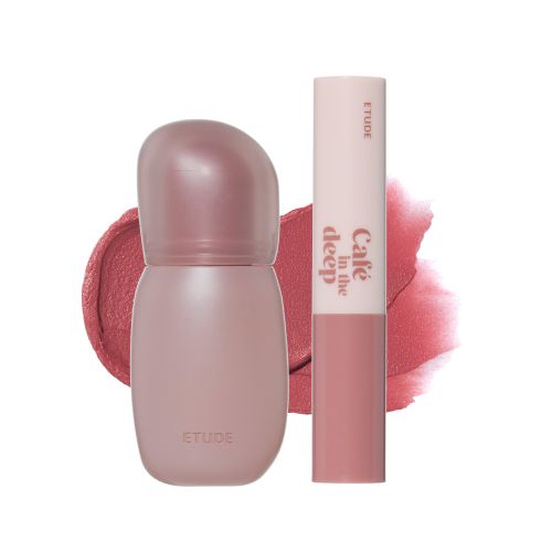 etude [Cafe in the deep] Cozy Fixing Tint Set (+Cozy Mini Lip Pencil gift)