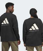 ADIDAS ADIDAS Basketball Long Sleeve Tee - Black
