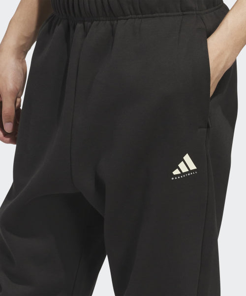 ADIDAS ADIDAS Basketball Fleece Jogger - Black