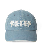 THISISNEVERTHAT THISISNEVERTHAT GD Dancing Bears Cap Washed Blue