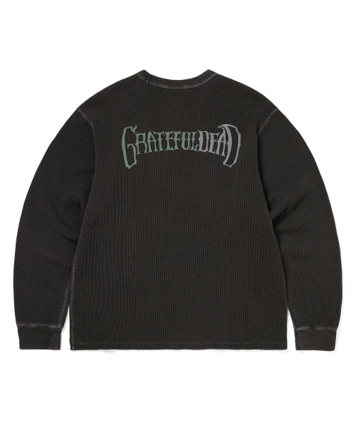 THISISNEVERTHAT THISISNEVERTHAT GD Overdyed Waffle L/S Off Black