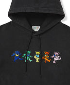 THISISNEVERTHAT THISISNEVERTHAT GD Dancing Bears Hoodie Washed Black