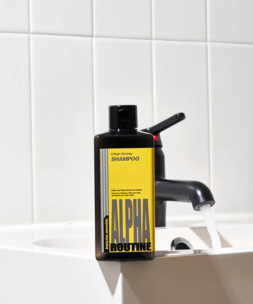ALPHAROUTINE Urban Smokey Collagen Hypoallergenic Perfume Shampoo 300ml (+ Pump included)