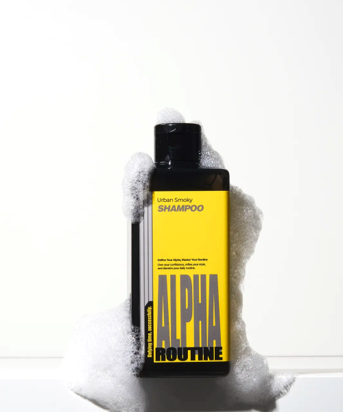 ALPHAROUTINE Urban Smokey Collagen Hypoallergenic Perfume Shampoo 300ml (+ Pump included)
