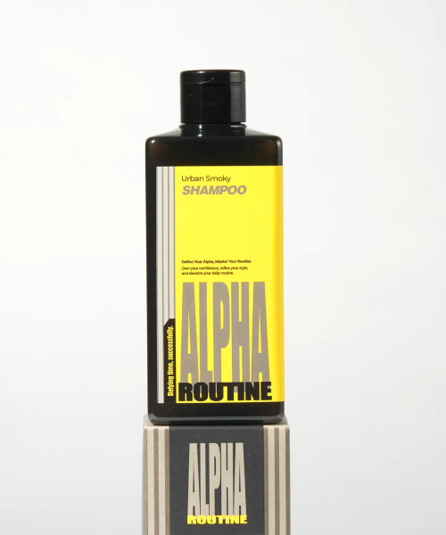 ALPHAROUTINE Urban Smokey Collagen Hypoallergenic Perfume Shampoo 300ml (+ Pump included)