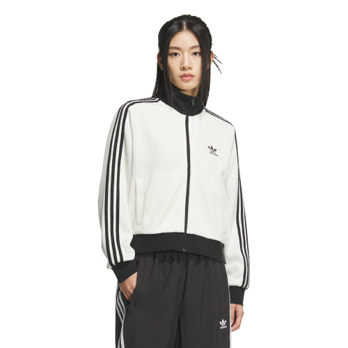 ADIDAS ADIDAS Knitwear Track Top - White:Black